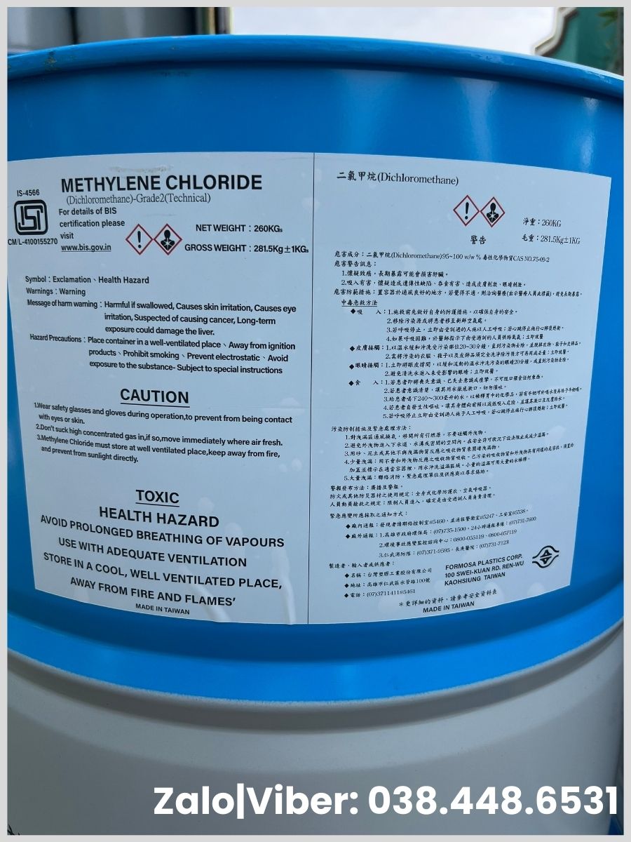 Methylene Chloride Taiwan